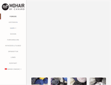 Tablet Screenshot of mohairbycanard.com